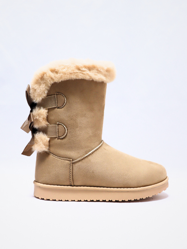 Botin plano -forrado con pelo-