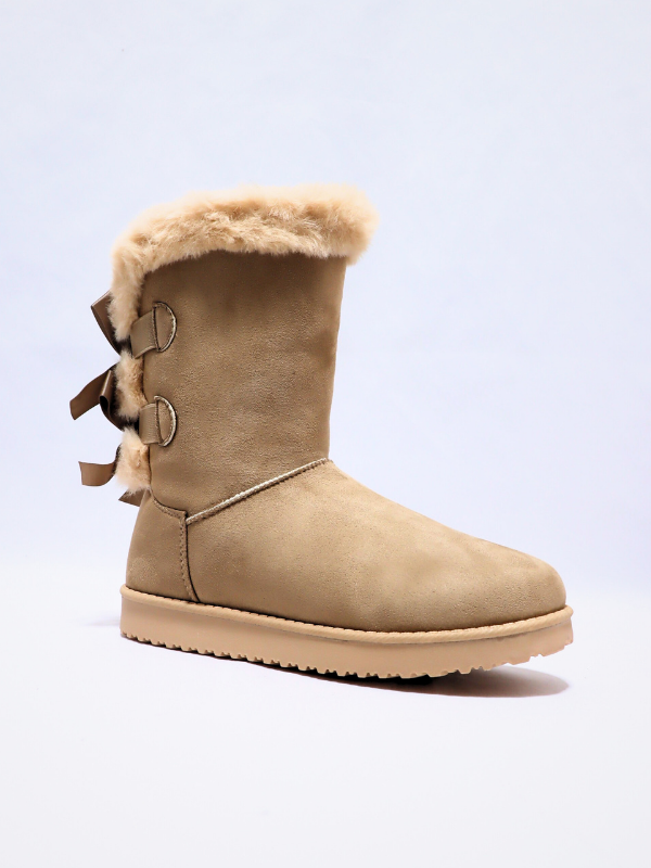 Botin plano -forrado con pelo-