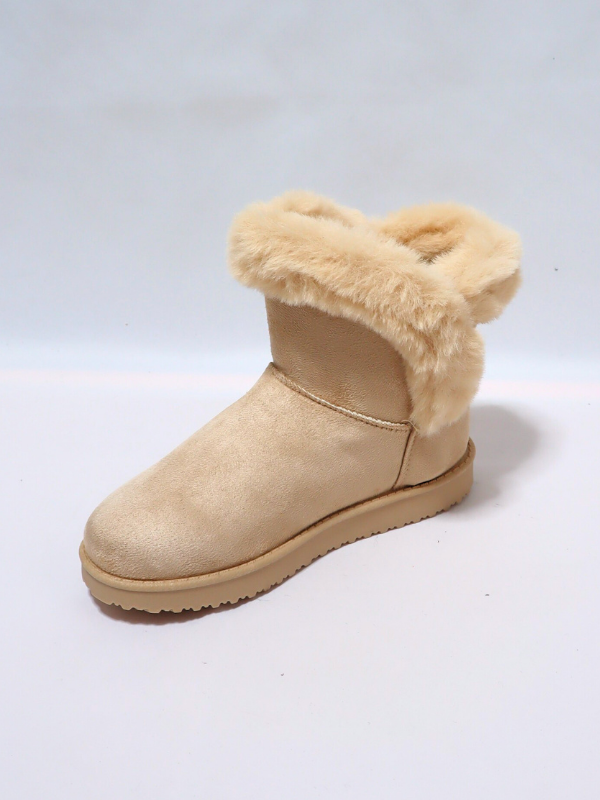 Botín plano- forrado de pelo