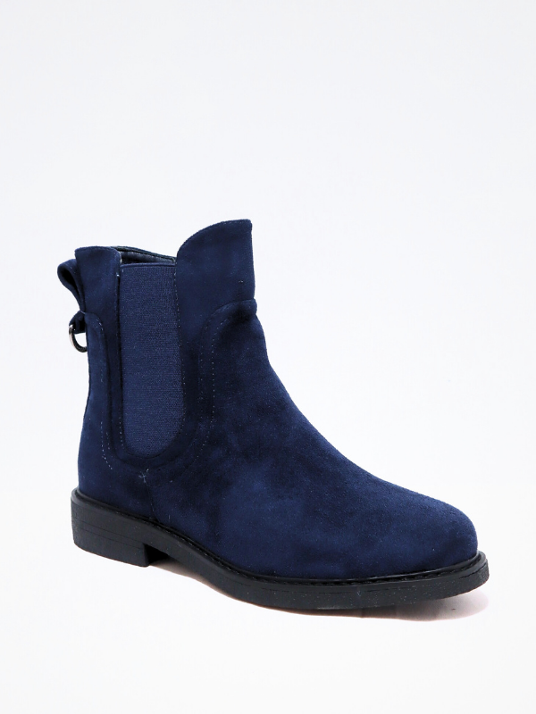 Botín plano -elástico al tobillo-