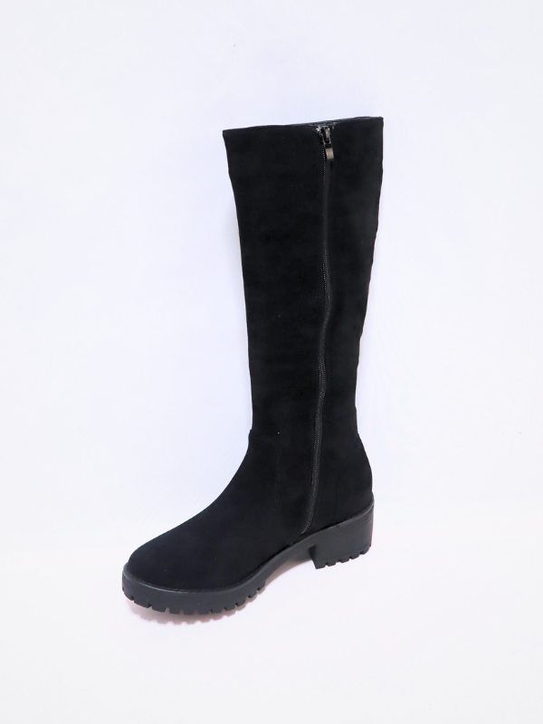 Botas altas de ante. -mujer-