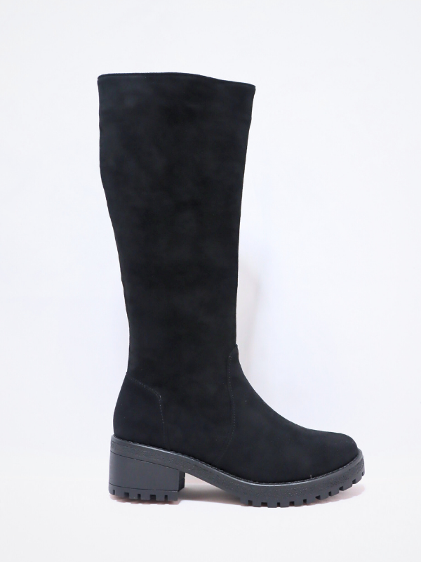 Botas altas de ante. -mujer-