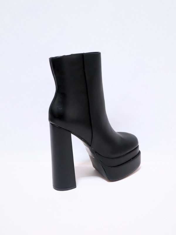 botines tacón - doble plataforma