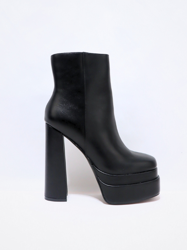 botines tacón - doble...