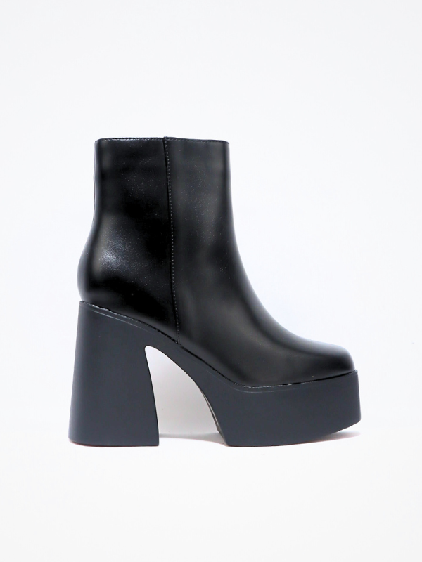 Botines tacón con plataforma