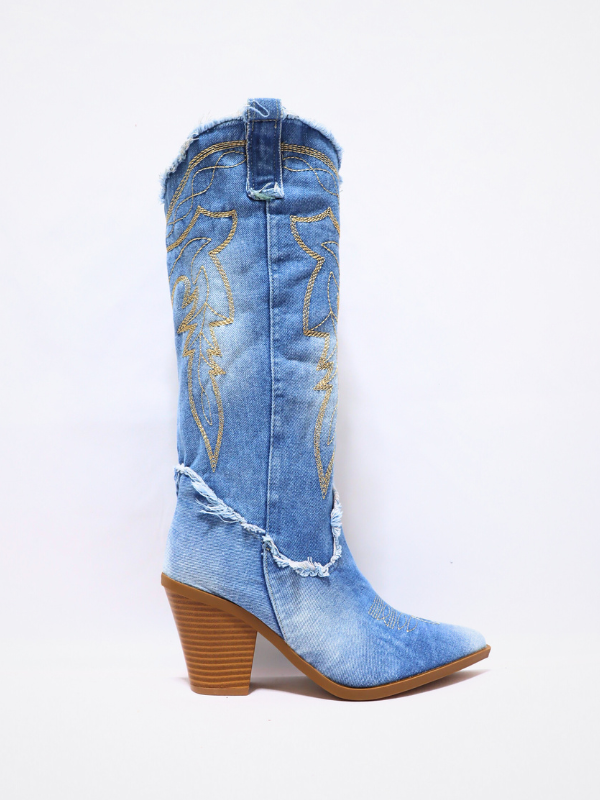 Botas altas cowboy -mujer