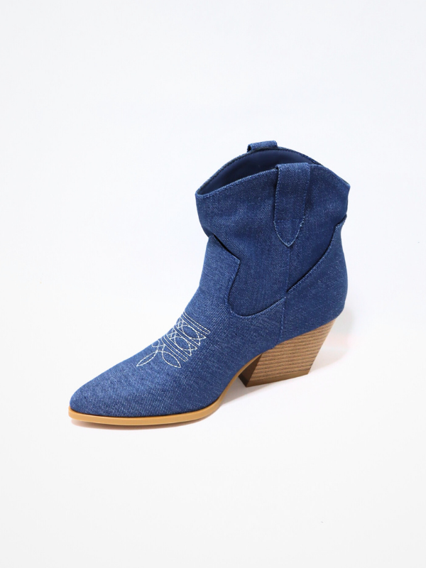 Botín vaqueros cowboy bajos