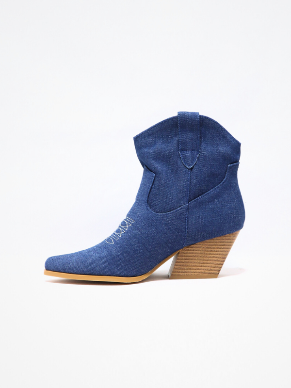 Botín vaqueros cowboy bajos