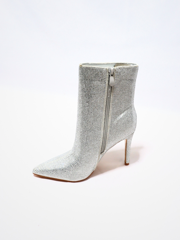 Botín tacón alta -  diamantes de...