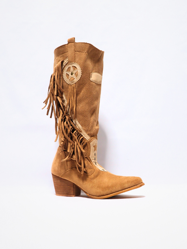 Botas cowboy -camel
