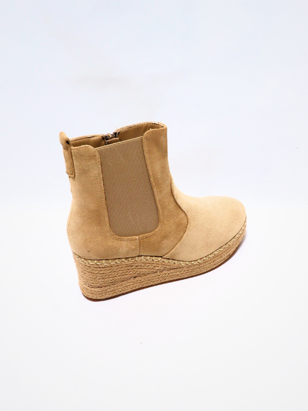 Botín cuña esparto