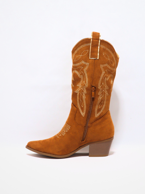 Bota cowboy - camel