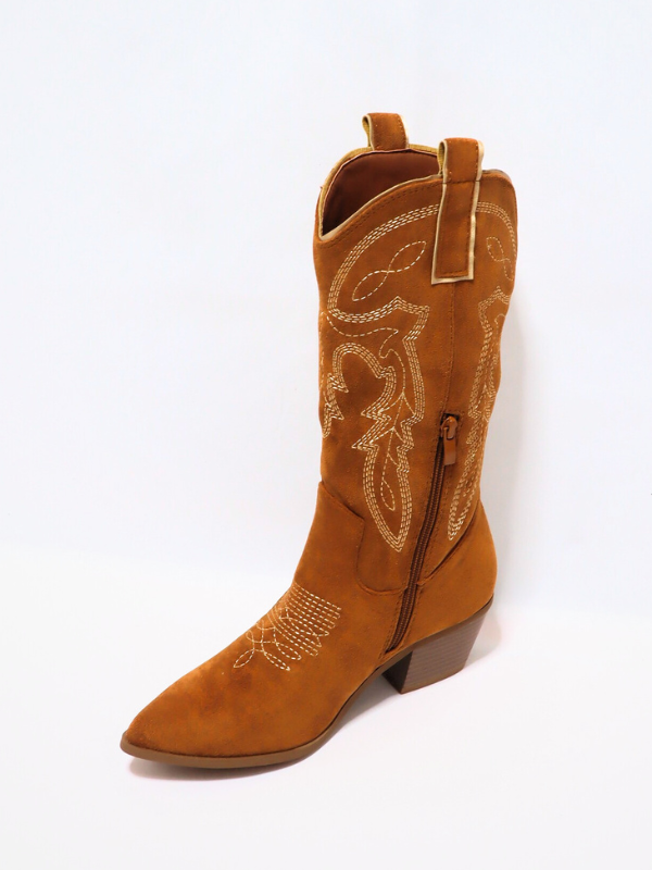 Bota cowboy - camel