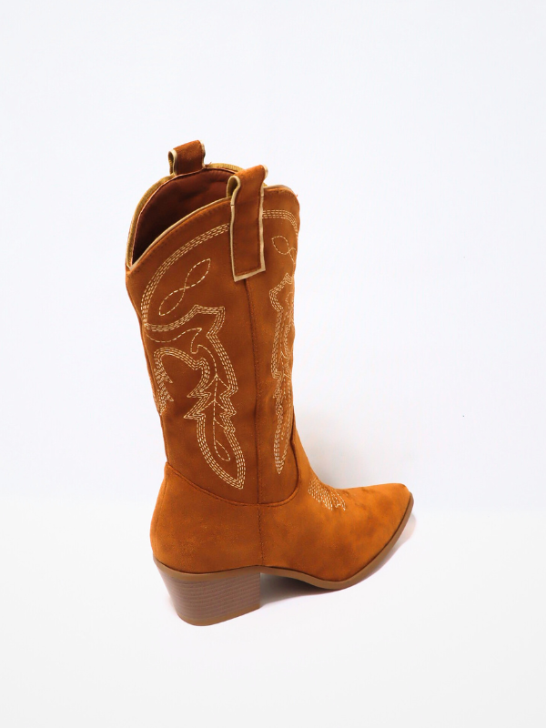 Bota cowboy - camel