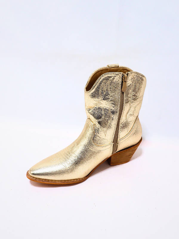 Botin cowboy - dorado