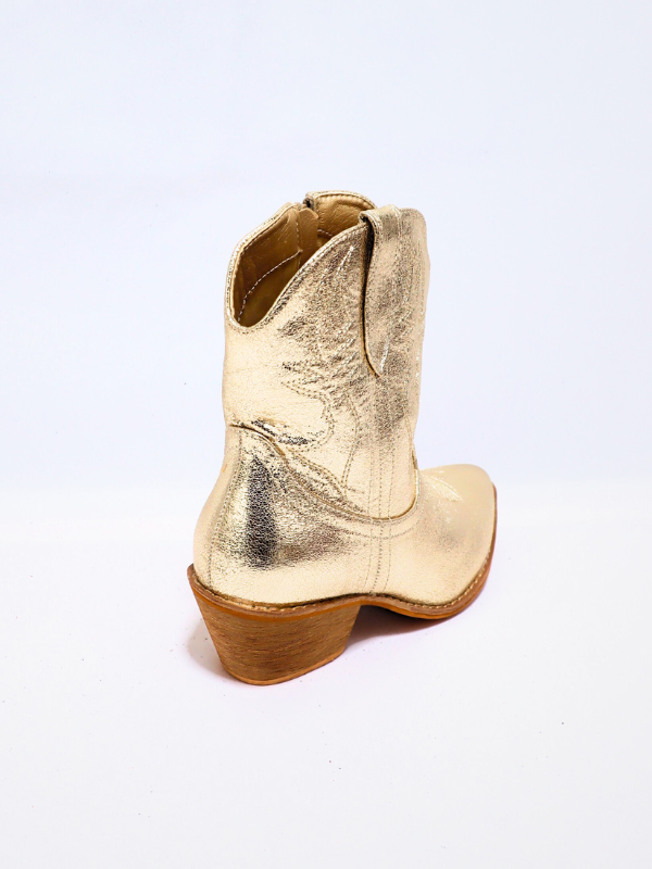 Botin cowboy - dorado