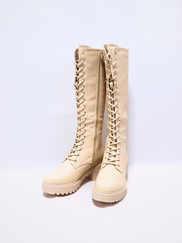 Bota altas - beige 2