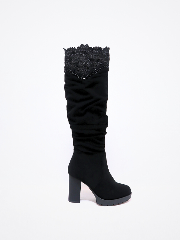 Bota de ante - tacón