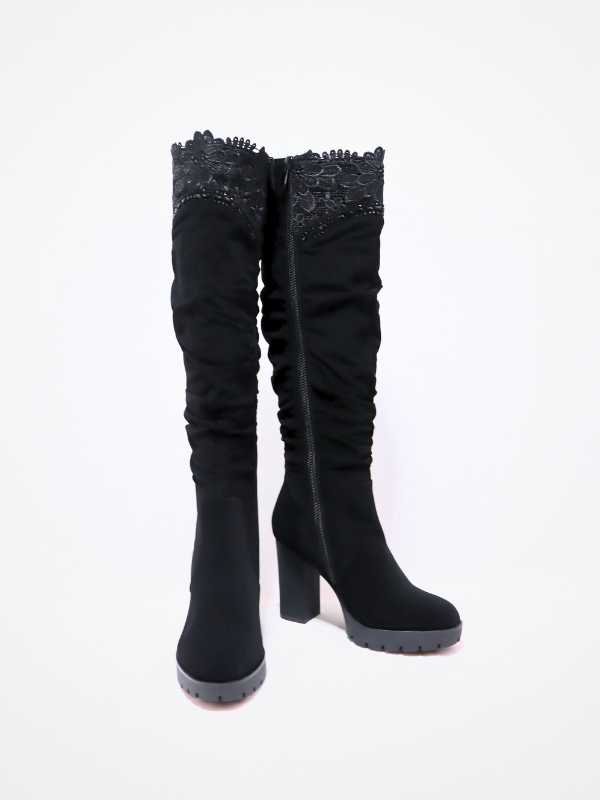 Bota de ante - tacón