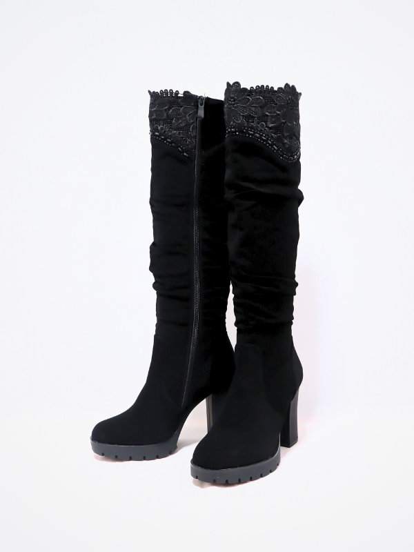 Bota de ante - tacón