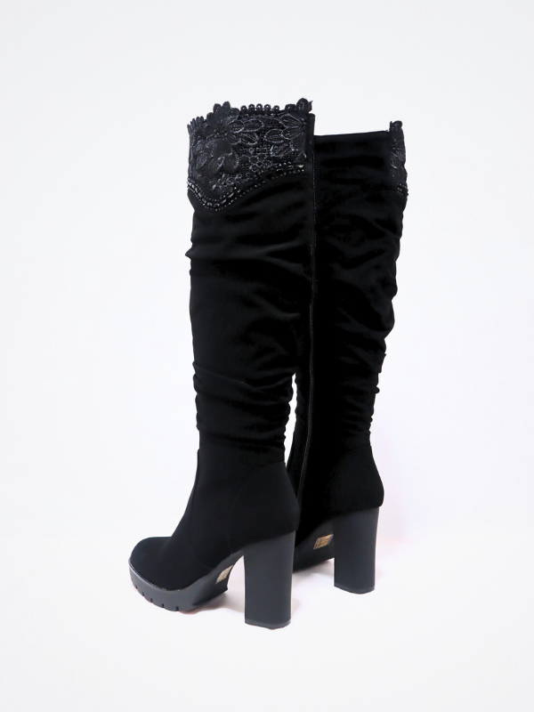 Bota de ante - tacón