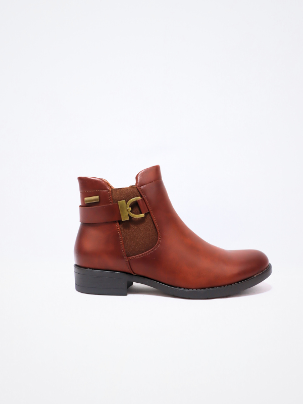Botin bajos - camel