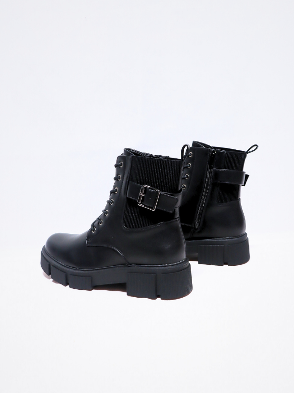 Botin Estilo joven - negro- 2