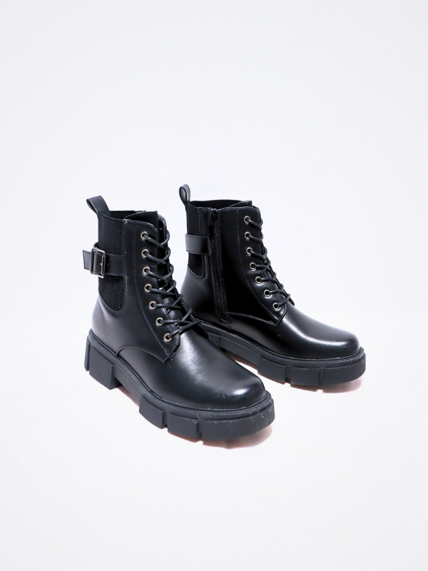 Botin Estilo joven - negro-