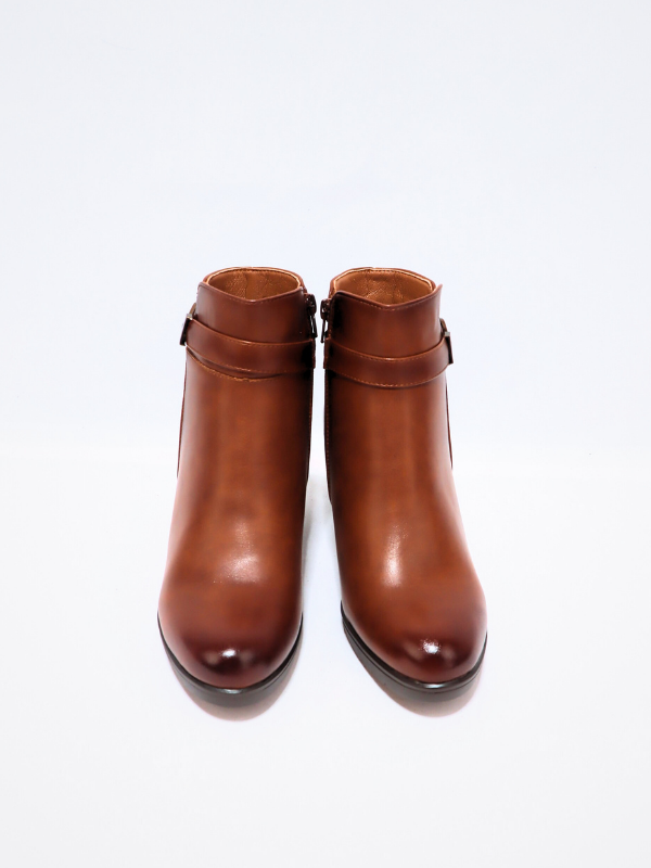 Botin tacón cuadrado - mujer