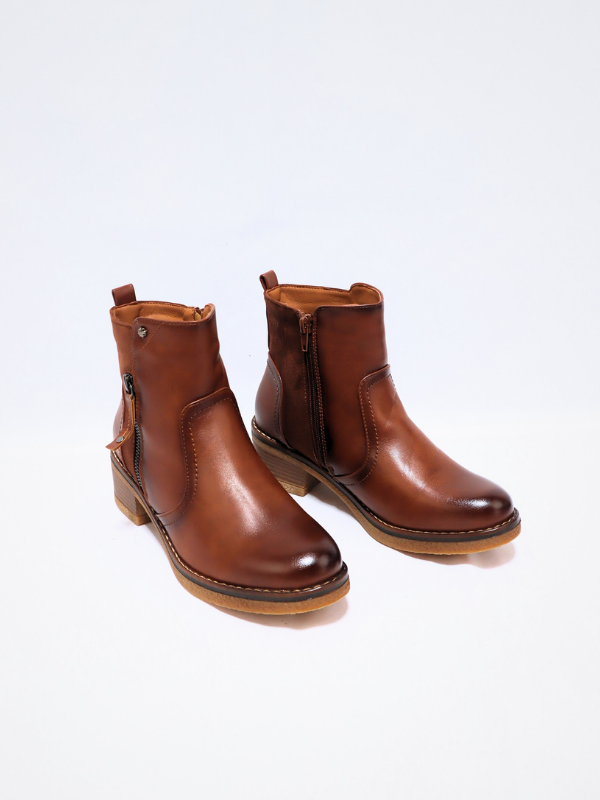 Botin de señora - camel 2