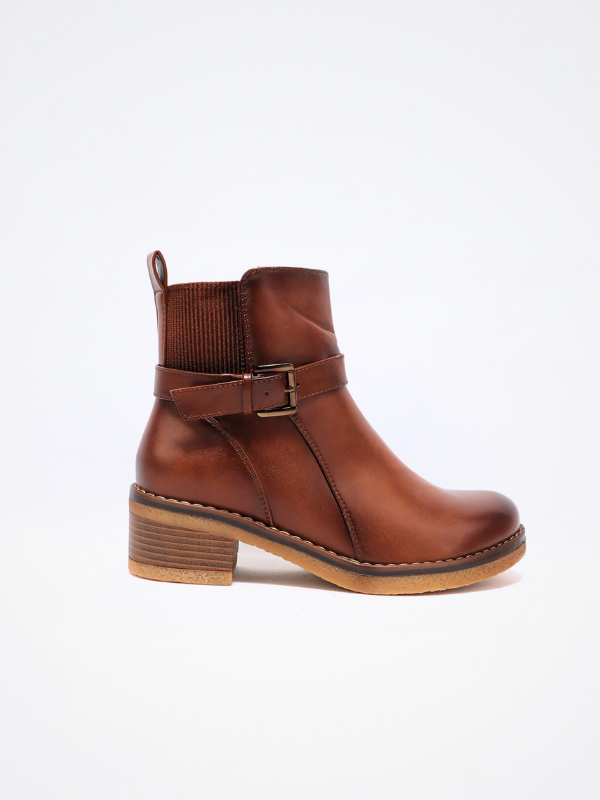 Botin camel - mujer