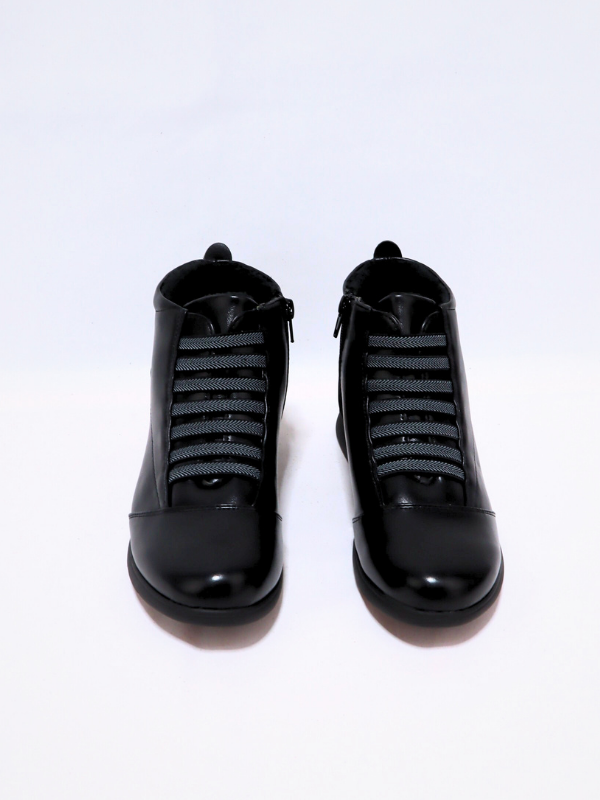 Botin cordones elásticos - mujer