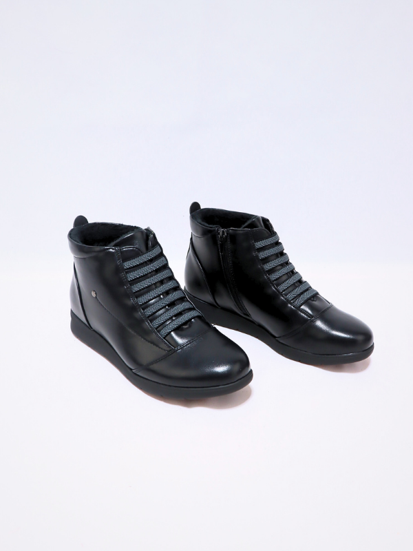 Botin cordones elásticos - mujer