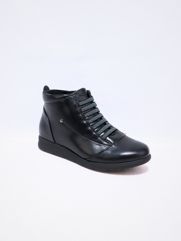 Botin cordones elásticos - mujer