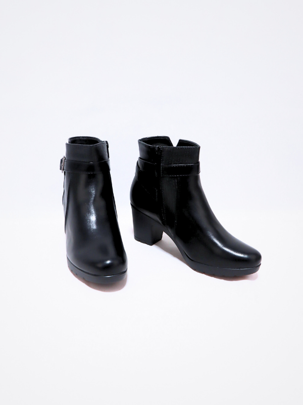 Botín para señora.-Negro-