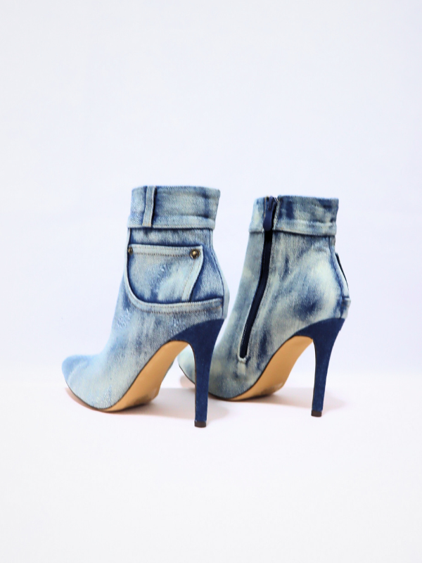 Botín vaquero - tacón