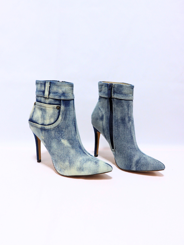 Botín vaquero - tacón 2