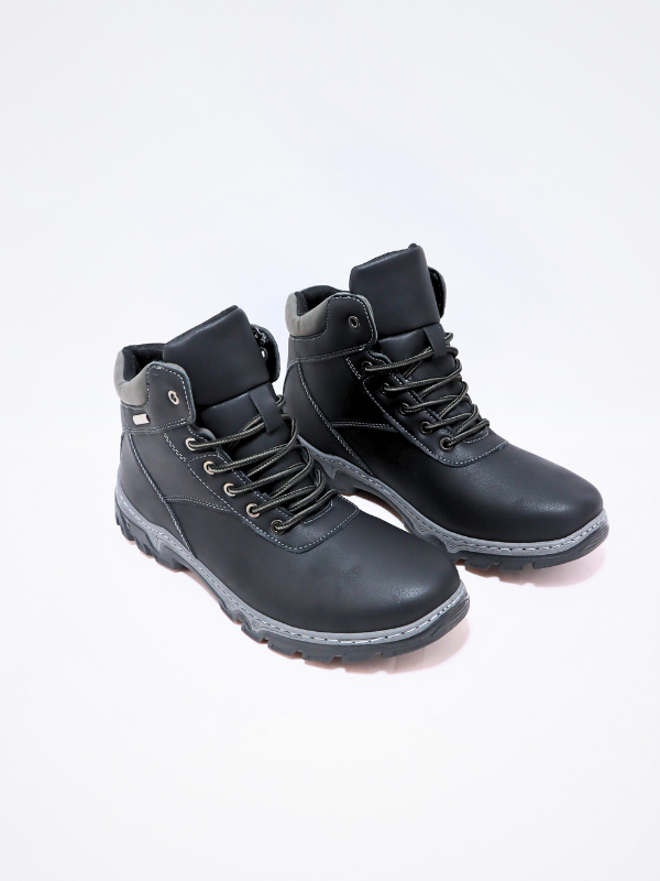Bota negro - hombre