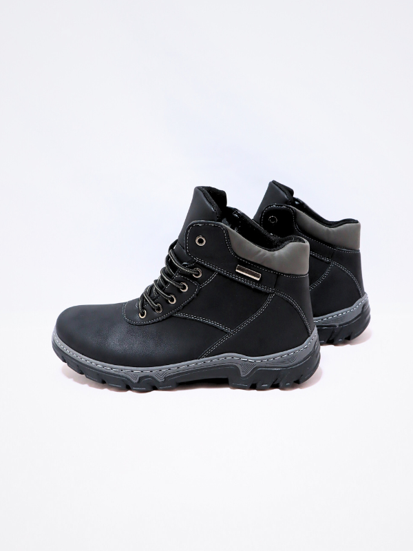 Bota negro - hombre