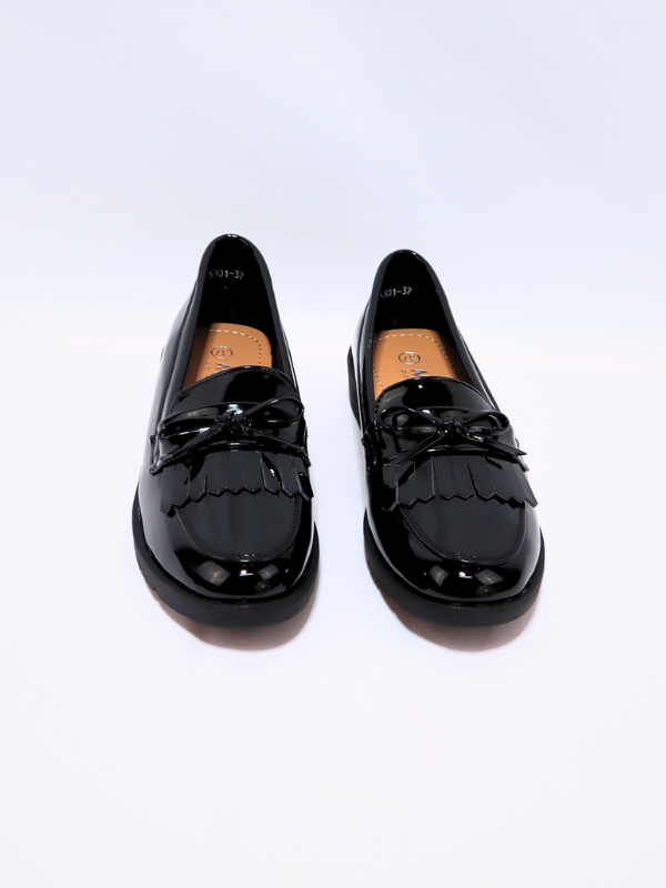 Mocasines charol - mujer