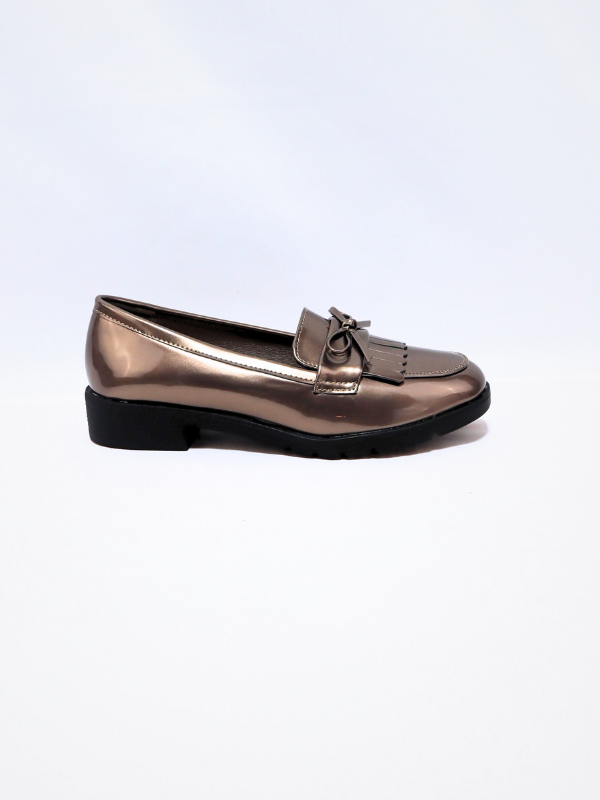 Mocasines charol - mujer