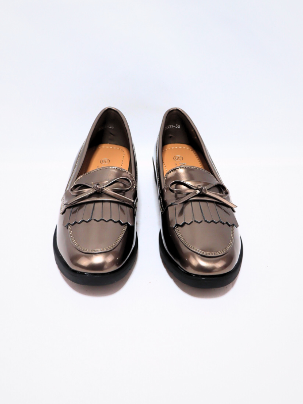 Mocasines charol - mujer