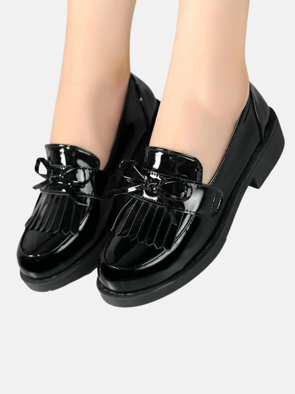 Mocasines charol - mujer