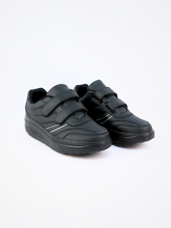 Zapato velcros unisex - negro