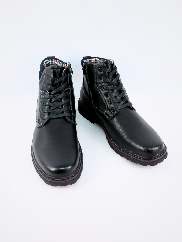 Botin con cremallera negro... 2