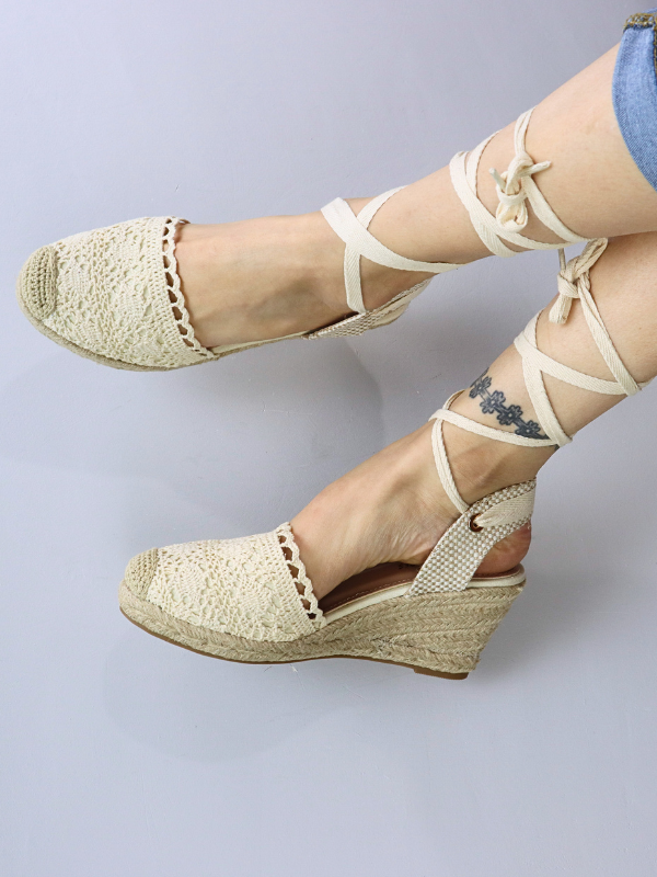 Sandalias  tiras espartos...