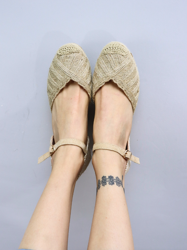 Alpargatas esparto cuña con...