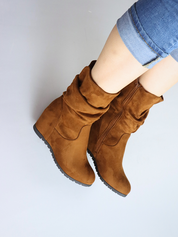 Wedge ankle boots