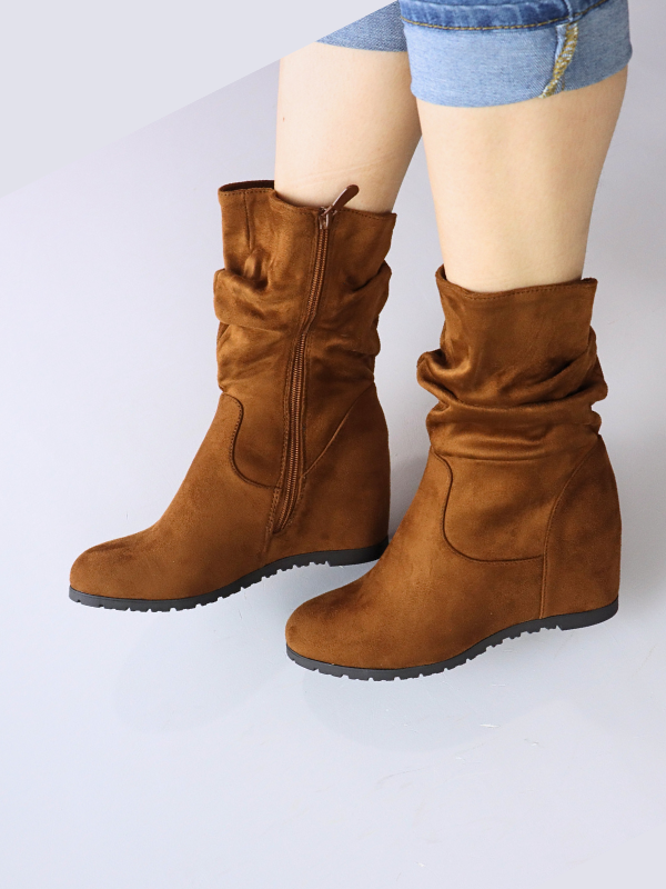 Wedge ankle boots