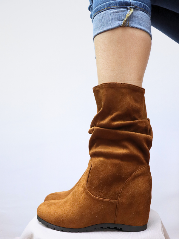Wedge ankle boots